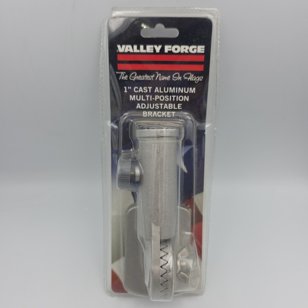 Valley Forge 1" Cast Aluminum Multi-Position Adjustable Flag Bracket | New